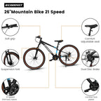 Carpat™ MTB Velocity 27 – 27.5" Aluminum Mountain Bike (21-Speed,