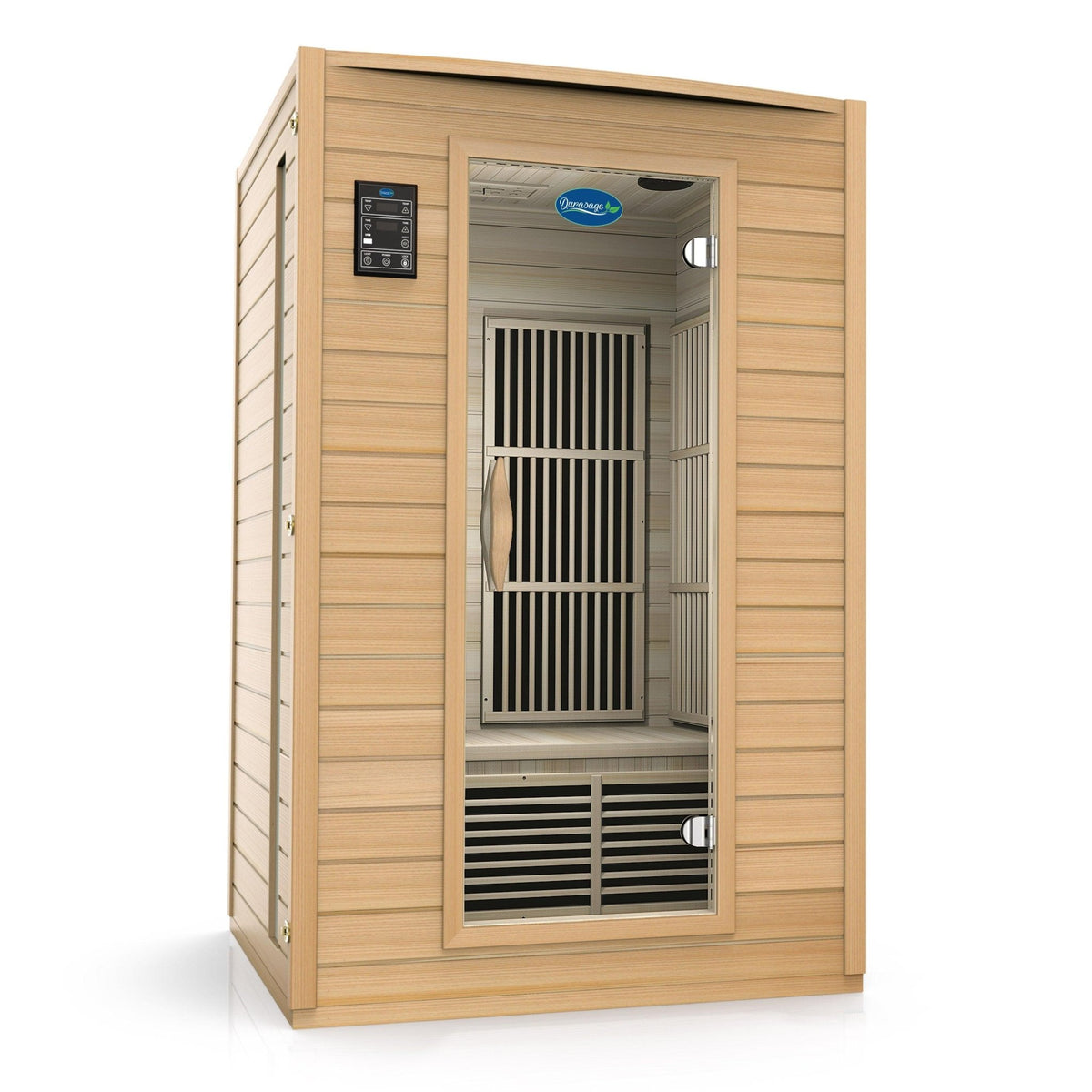 2-Person Carbon Infrared Sauna – Premium Canadian Hemlock Indoor Sanctuary - Refined Wellness Products