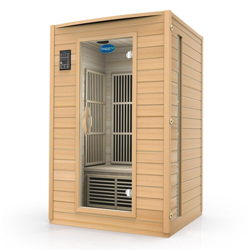 2-Person Carbon Infrared Sauna – Premium Canadian Hemlock Indoor Sanctuary - Refined Wellness Products