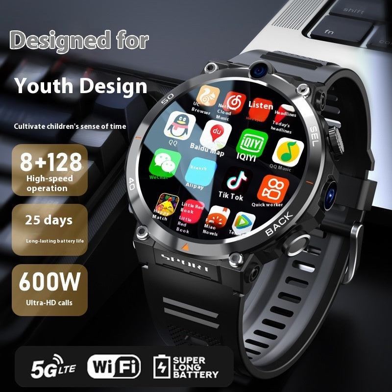 H10 Premium Smart Watch with Dual HD Camera & Vibrant AMOLED Display