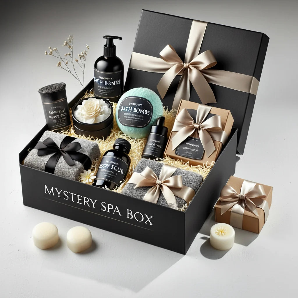 Artisanal Luxury Spa Mystery Gift Set with Handcrafted Body Essentials