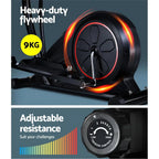 Everfit Elliptical Cross Trainer Exercise Bike with 8-Level Resistance & LCD Display