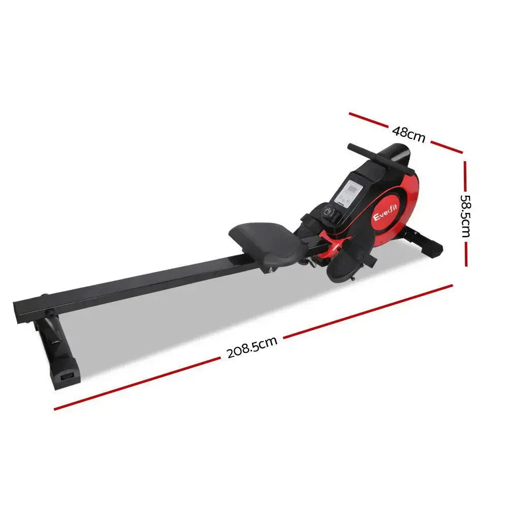 Everfit Magnetic Flywheel Rowing Exercise Machine with 10 Resistance Levels
