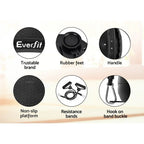Everfit Vibration Machine Platform with Resistance Bands & Remote Control