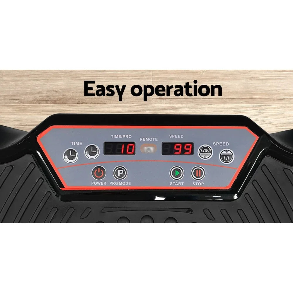 Everfit Vibration Machine Platform with Resistance Bands & Remote Control