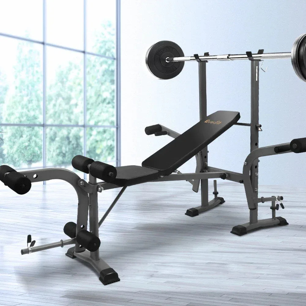 Everfit Multi-Station Weight Bench Press & Total-Body Gym Equipment