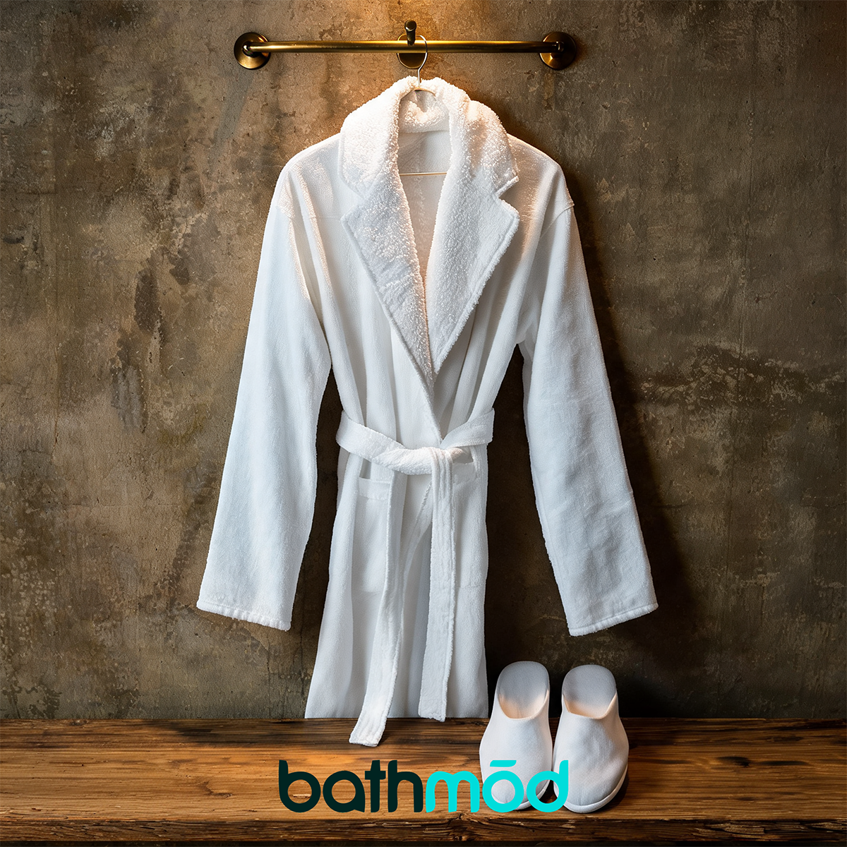 Ultra-Plush GOTS-Certified Organic Turkish Cotton Robe & Matching Slipper Set