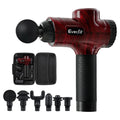 Everfit Handheld Percussion Massage Gun with Smart Touch LCD Display