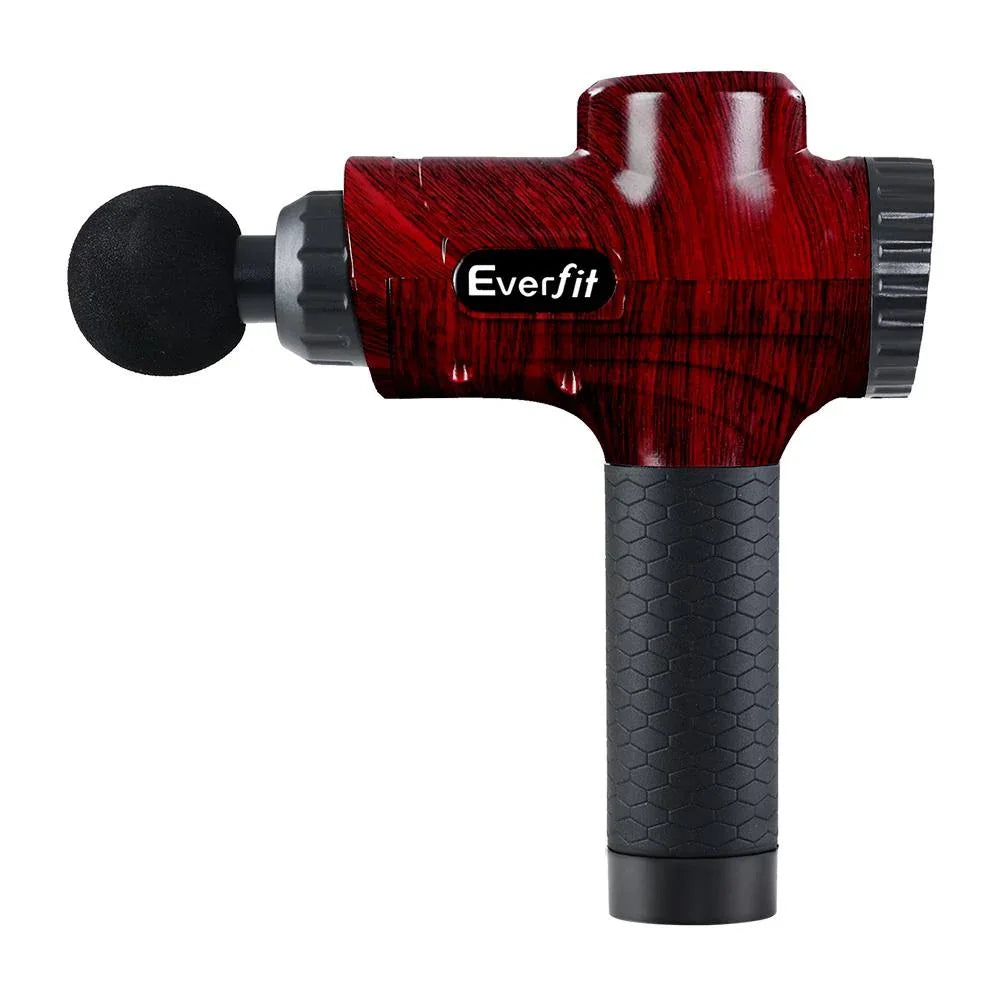 Everfit Handheld Percussion Massage Gun with Smart Touch LCD Display