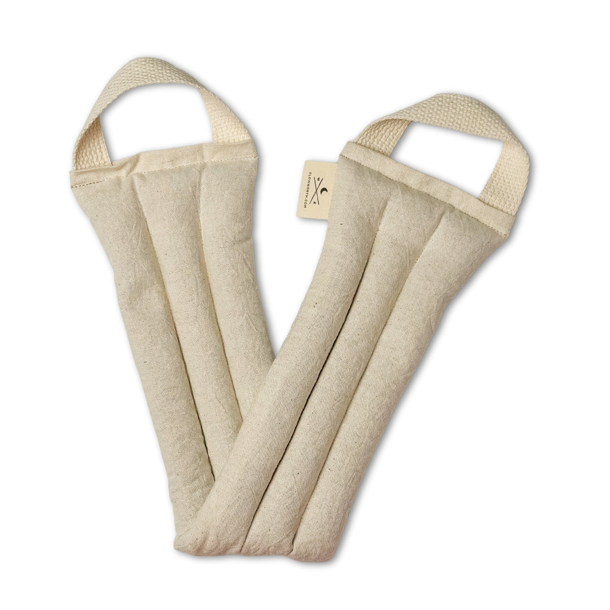 Natural Linen & Cotton Weighted Neck Wrap – Heated & Cooling Comfort
