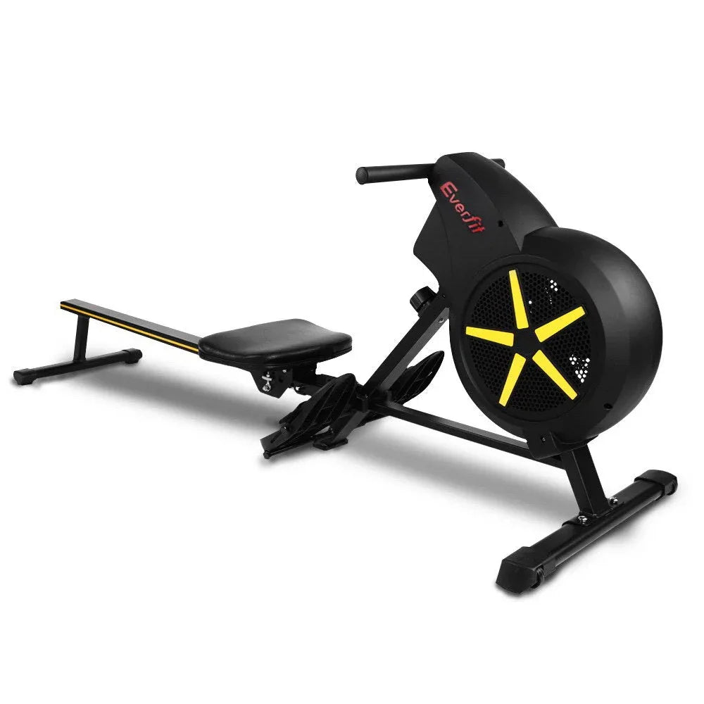 Everfit Air Resistance Rowing Machine with 8 Adjustment Levels & LCD Display