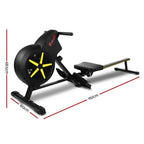 Everfit Air Resistance Rowing Machine with 8 Adjustment Levels & LCD Display