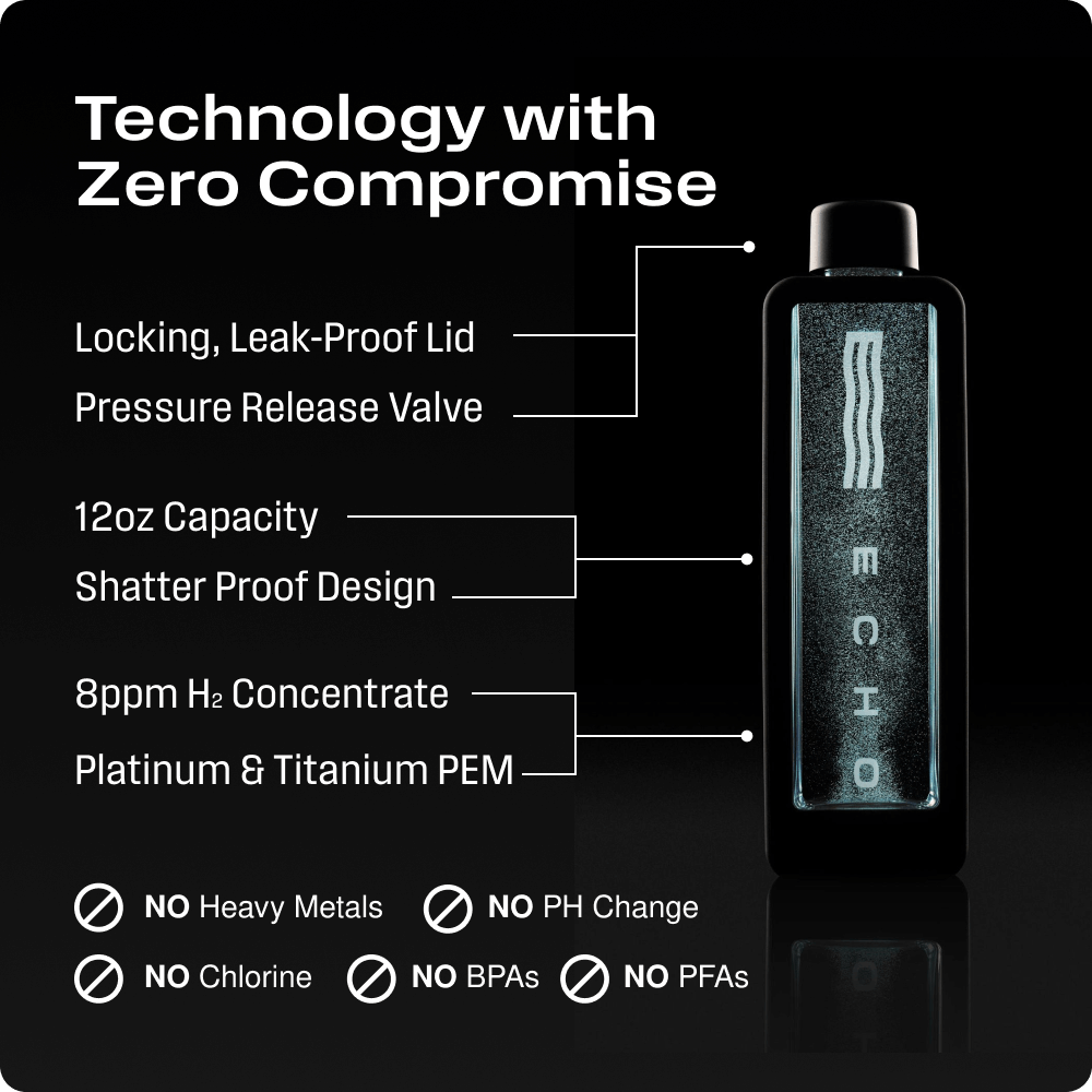 Echo Flask High-Concentration Hydrogen Water Bottle – Smart Hydration Vessel