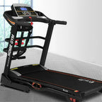 Everfit Electric Treadmill with Auto Incline, Shock Absorption & Multifunctional Fitness Set