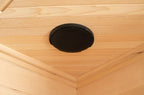 Blisspod, Vienna, Corner Spacious Far Infrared Sauna Canadian Hemlock Ultra Low EMF, 12 Heaters, 4-5 Persons - Refined Wellness Products