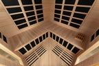 Blisspod, Vienna, Corner Spacious Far Infrared Sauna Canadian Hemlock Ultra Low EMF, 12 Heaters, 4-5 Persons - Refined Wellness Products