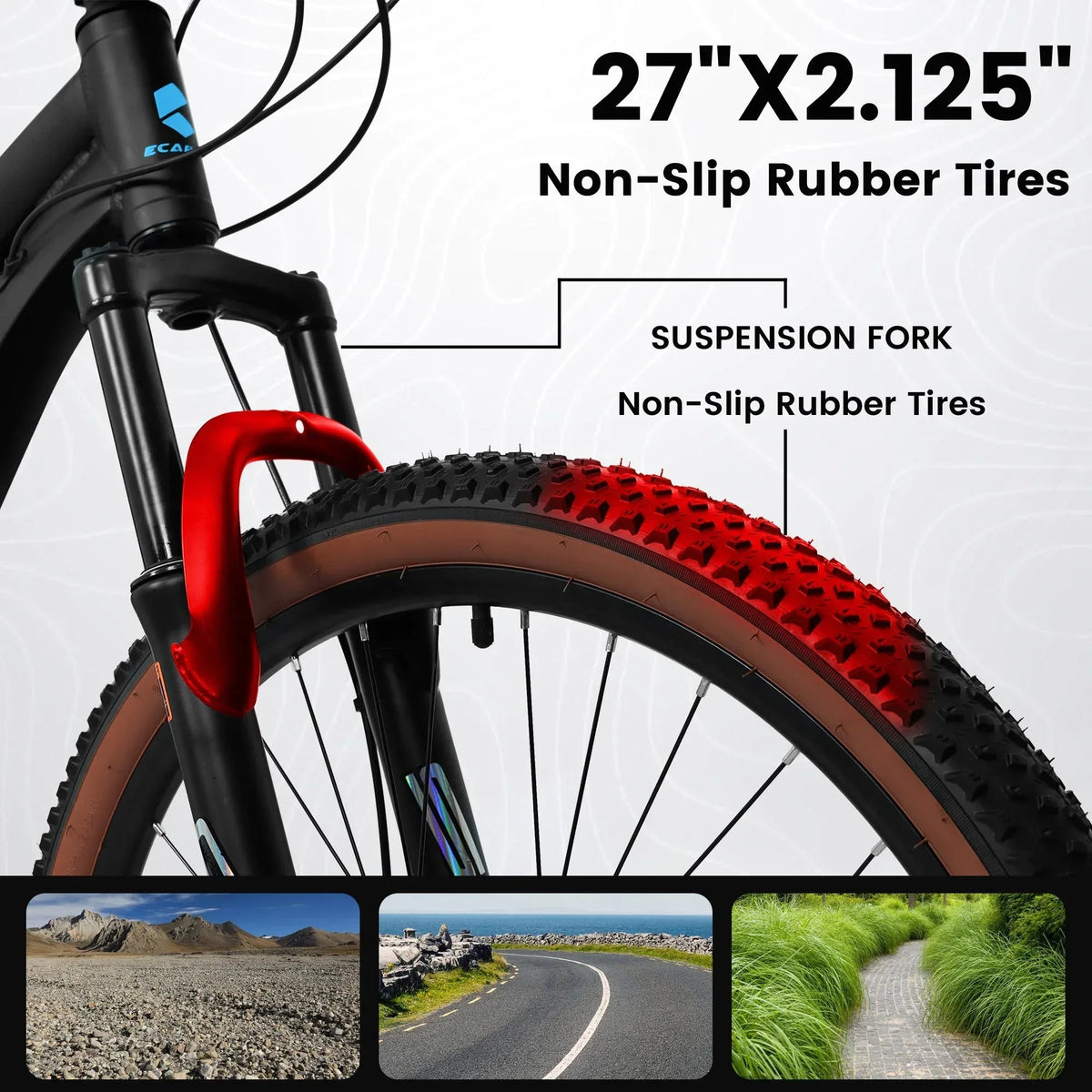 Carpat™ MTB Velocity 27 – 27.5" Aluminum Mountain Bike (21-Speed, - Refined Wellness Products