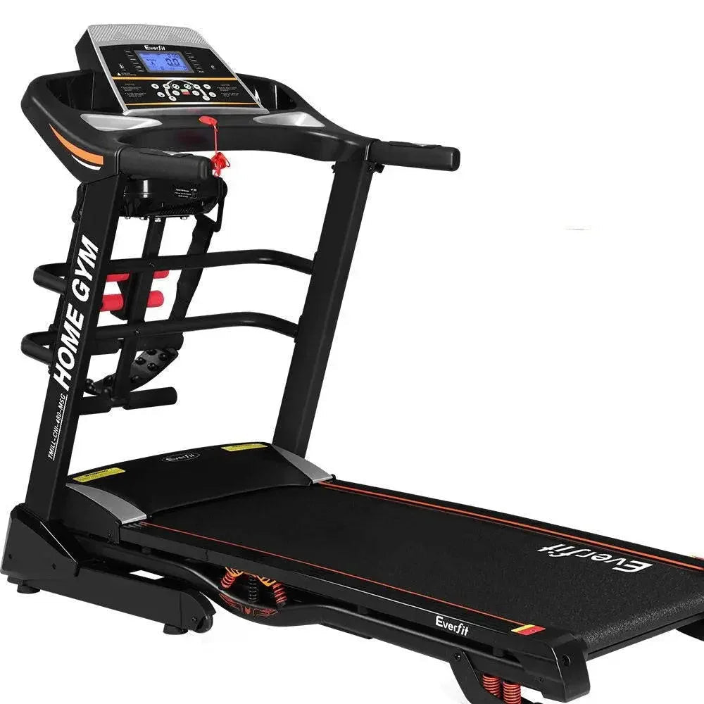 Everfit Electric Treadmill with Auto Incline, Shock Absorption & Multifunctional Fitness Set - Refined Wellness Products