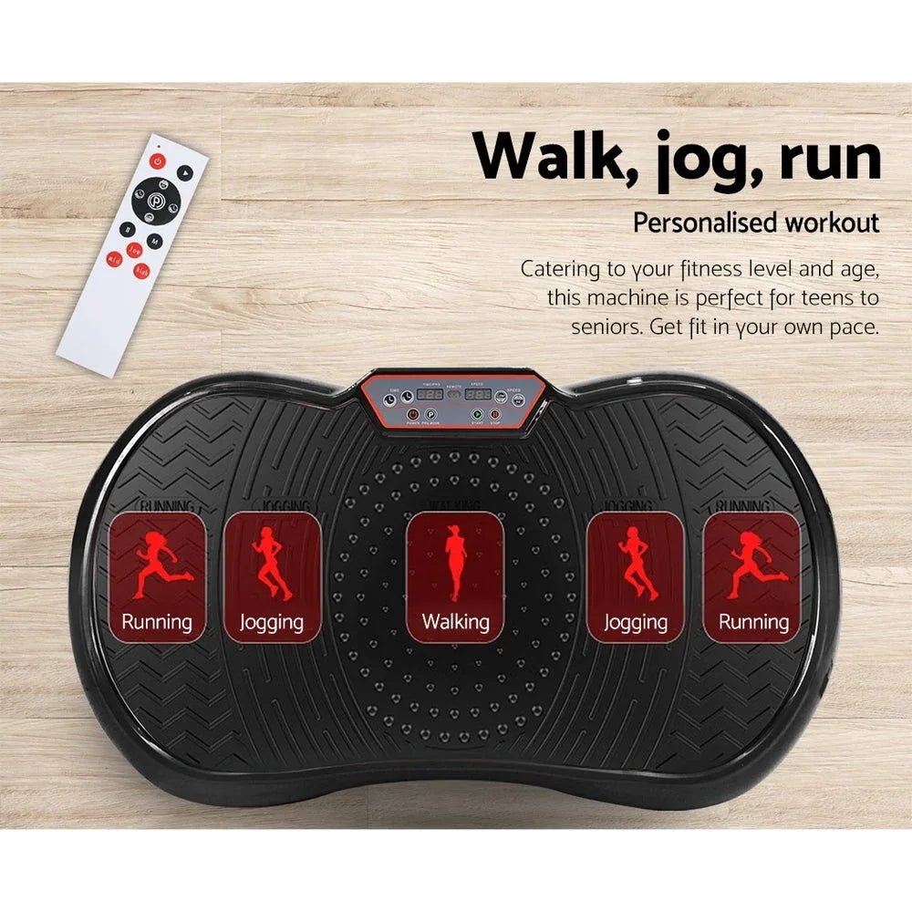 Everfit Vibration Machine Platform with Resistance Bands & Remote Control - Refined Wellness Products