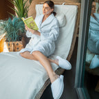 Ultra-Plush GOTS-Certified Organic Turkish Cotton Robe & Matching Slipper Set