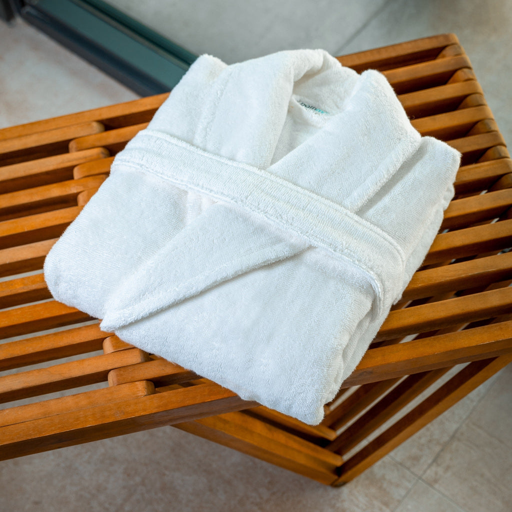Ultra-Plush GOTS-Certified Organic Turkish Cotton Robe & Matching Slipper Set