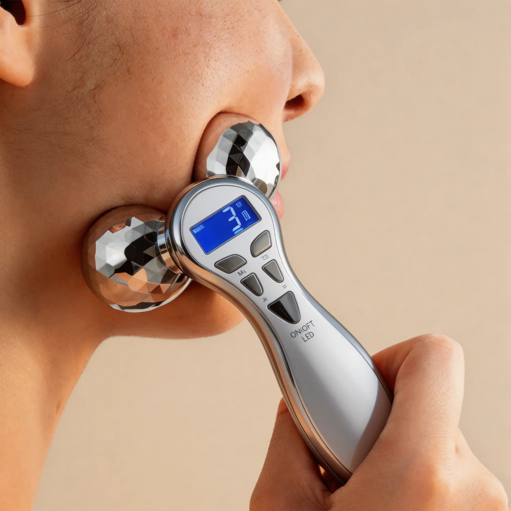 Nicebeam 4D Lift Pro EMS Microcurrent Face Roller Massager – Professional Sculpting Tool
