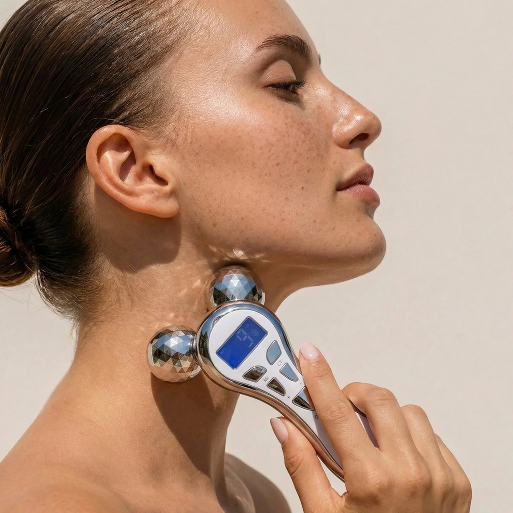 Nicebeam 4D Lift Pro EMS Microcurrent Face Roller Massager – Professional Sculpting Tool