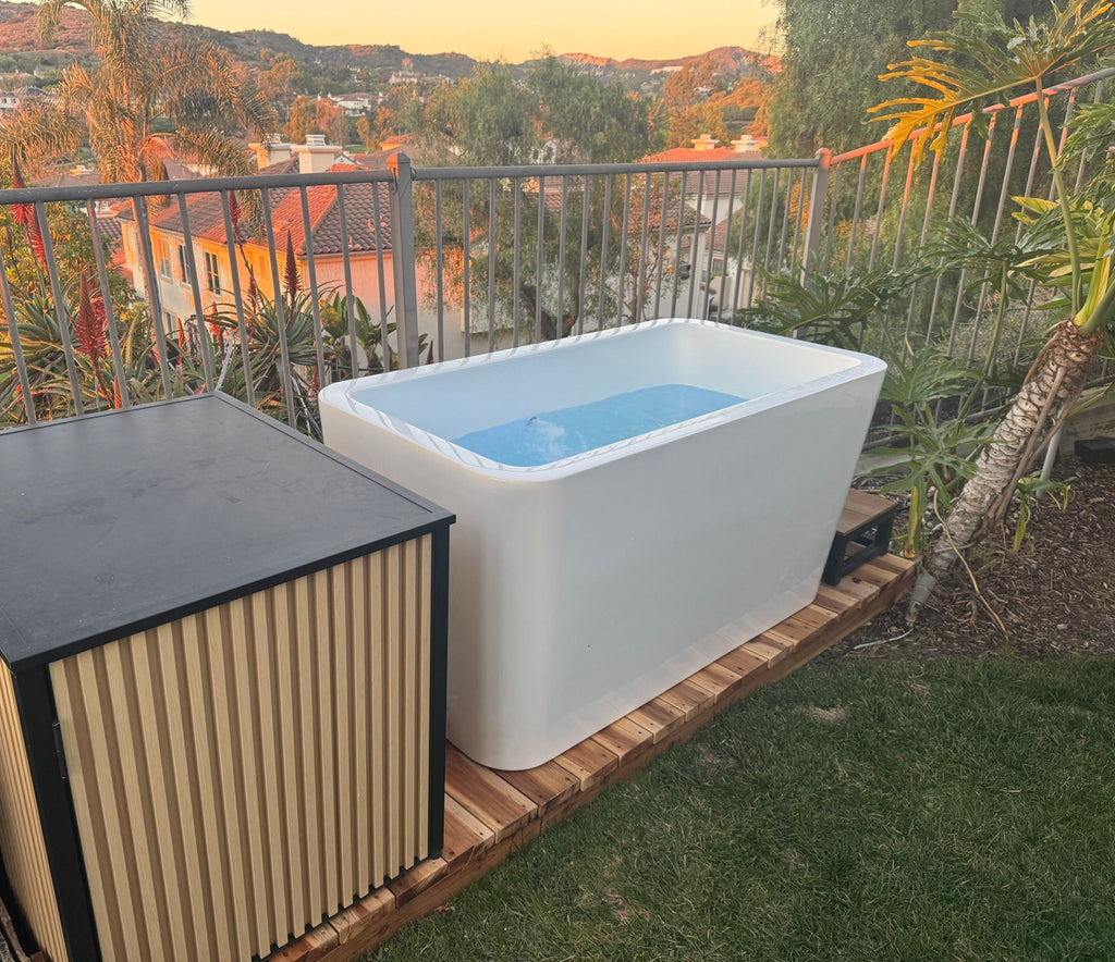 RevX Acrylic X Tub Cold Plunge + LUX High Performance Chiller and Filtration System - Refined Wellness Products