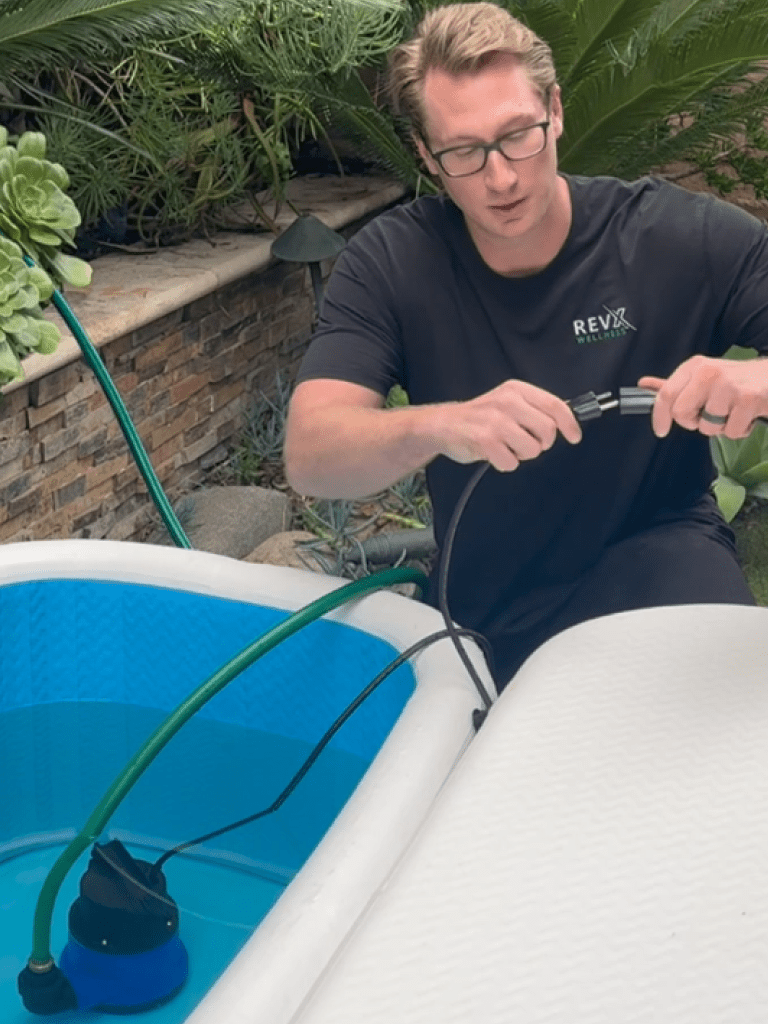 RevX Cold Plunge Drain Pump - Refined Wellness Products