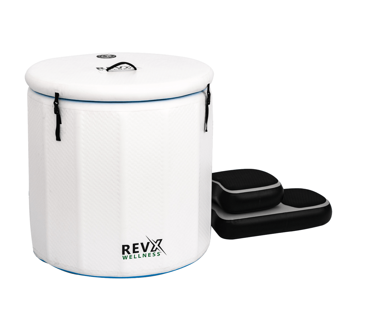 RevX Inflatable Barrel with Inflatable Steps - Refined Wellness Products