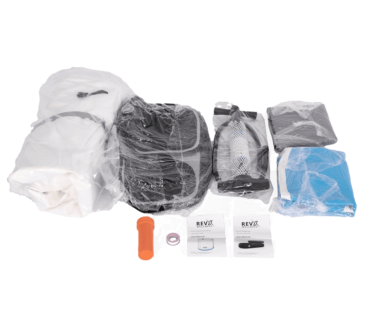 RevX Inflatable Barrel with Inflatable Steps - Refined Wellness Products