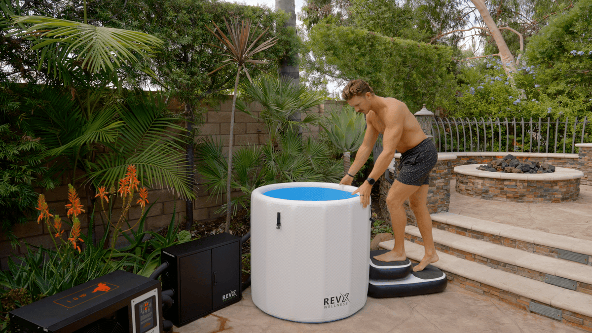 RevX Inflatable Barrel with Inflatable Steps - Refined Wellness Products