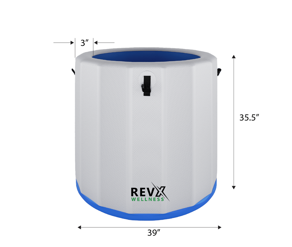RevX Inflatable Barrel with Inflatable Steps - Refined Wellness Products