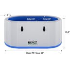 RevX Inflatable Tub Deluxe - Refined Wellness Products